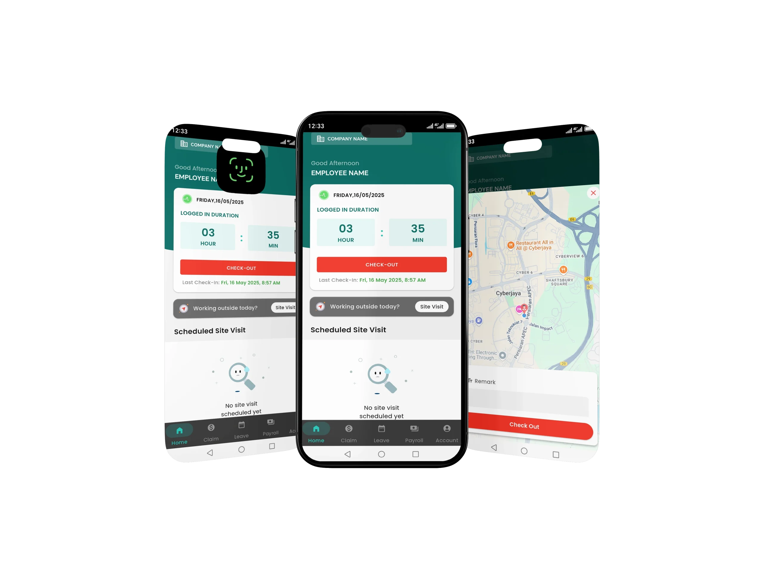 E-Attendance mesraHR (face recognition)