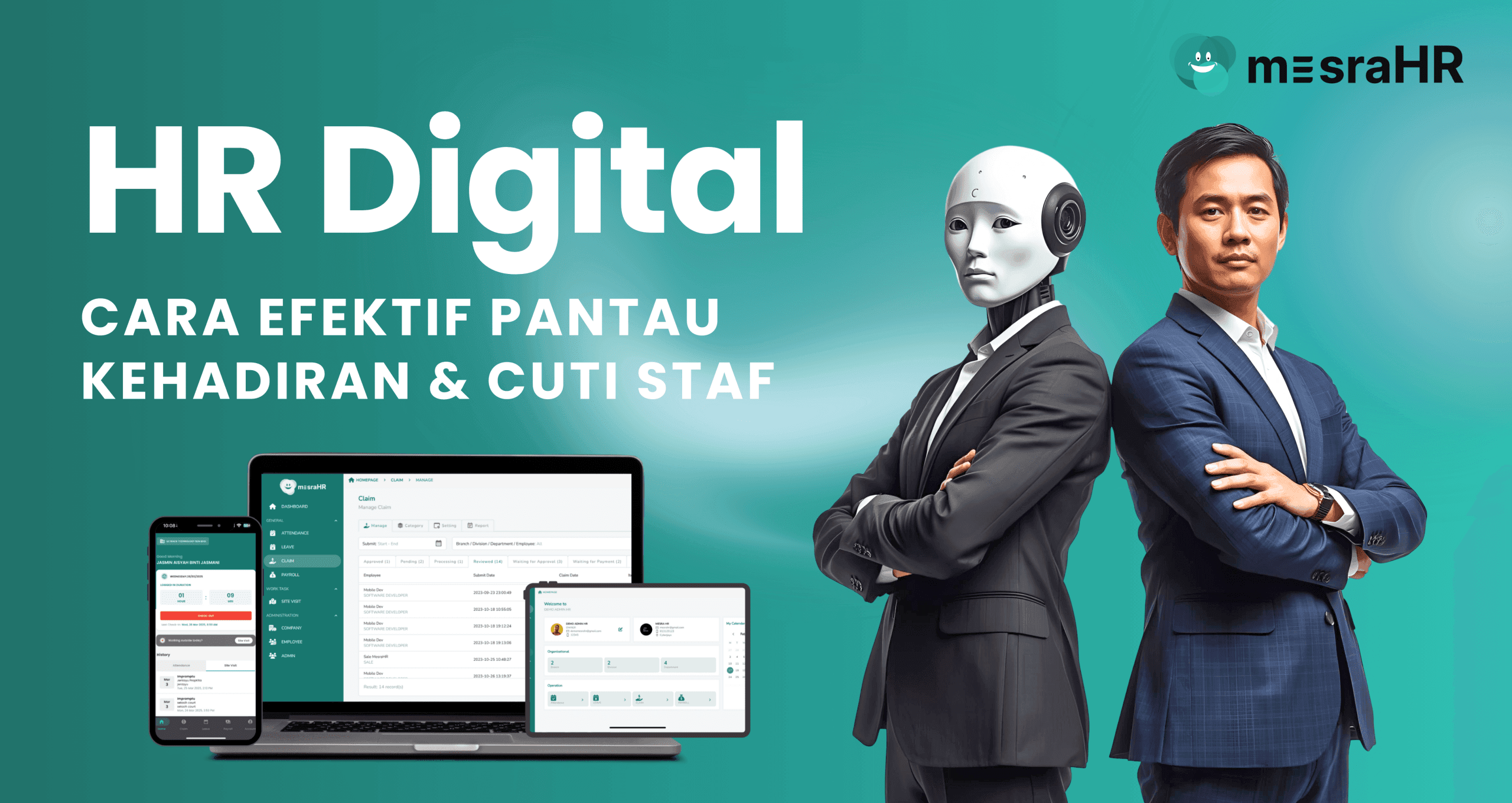 HR Digital: 5 Cara Effective Pantau Kehadiran & Cuti Staf